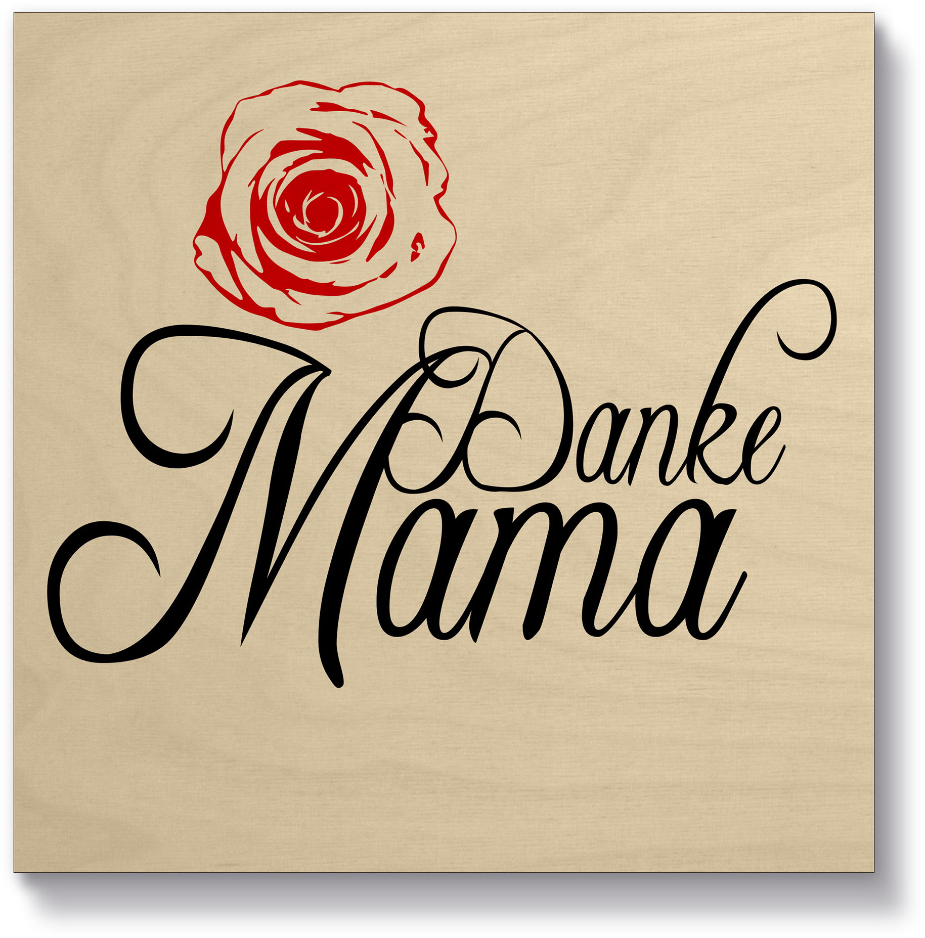 Artland Holzbild »Danke Mama«, Sprüche & Texte, (1 St.) von Artland