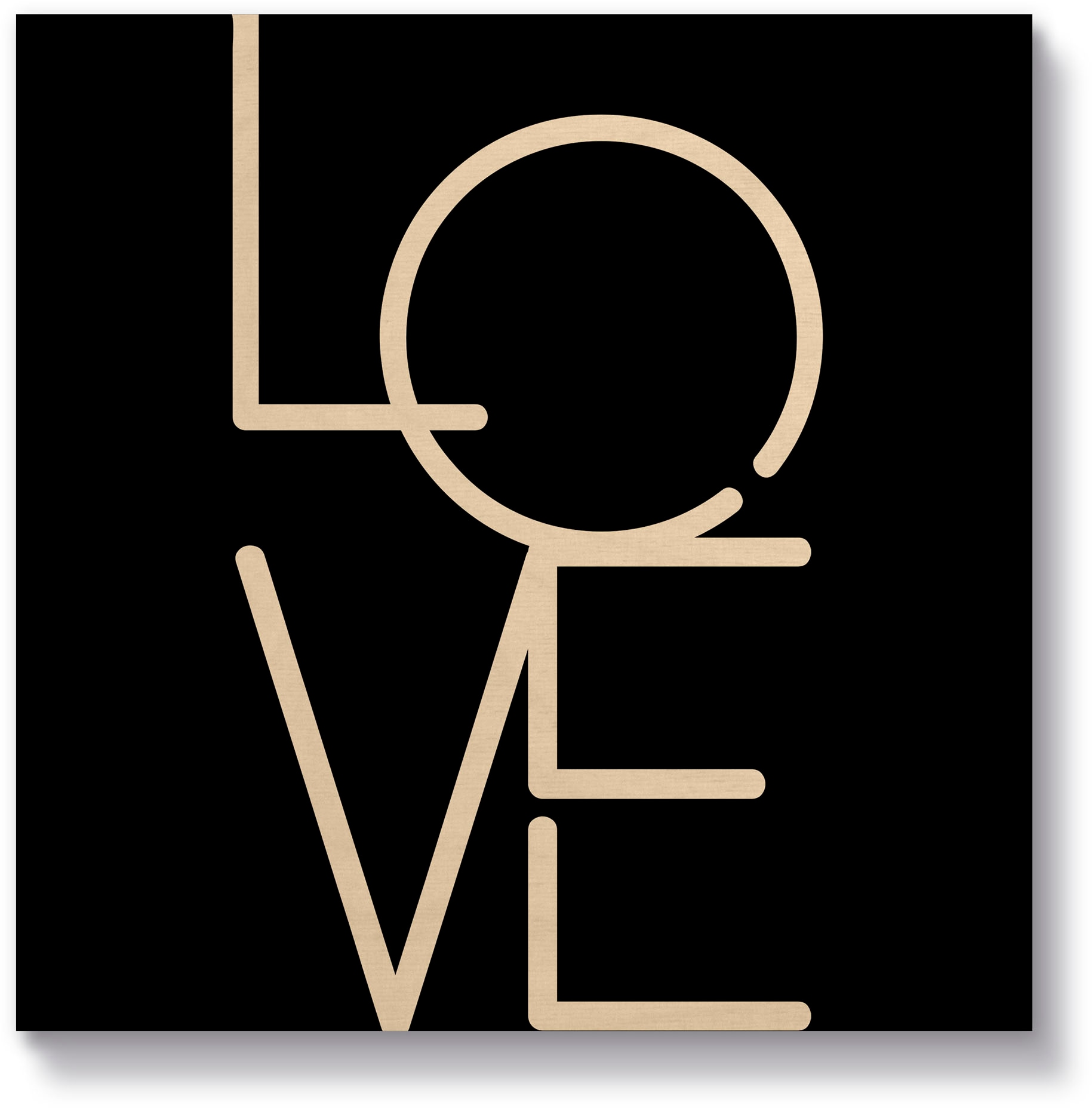 Artland Holzbild »Love - Liebe«, Sprüche & Texte, (1 St.) von Artland