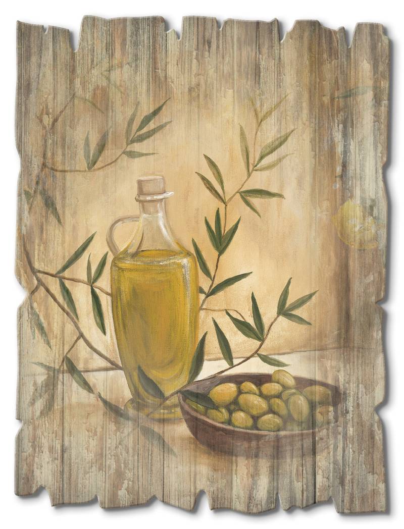 Artland Holzbild »Oliven und Zitronen«, Arrangements, (1 St.) von Artland