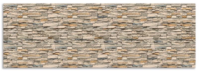 Artland Küchenrückwand »Braune alte Ziegelmauer«, (1 tlg.), Alu Spritzschutz mit Klebeband, einfache Montage von Artland