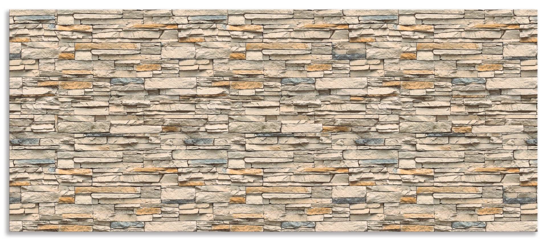 Artland Küchenrückwand »Braune alte Ziegelmauer«, (1 tlg.), Alu Spritzschutz mit Klebeband, einfache Montage von Artland