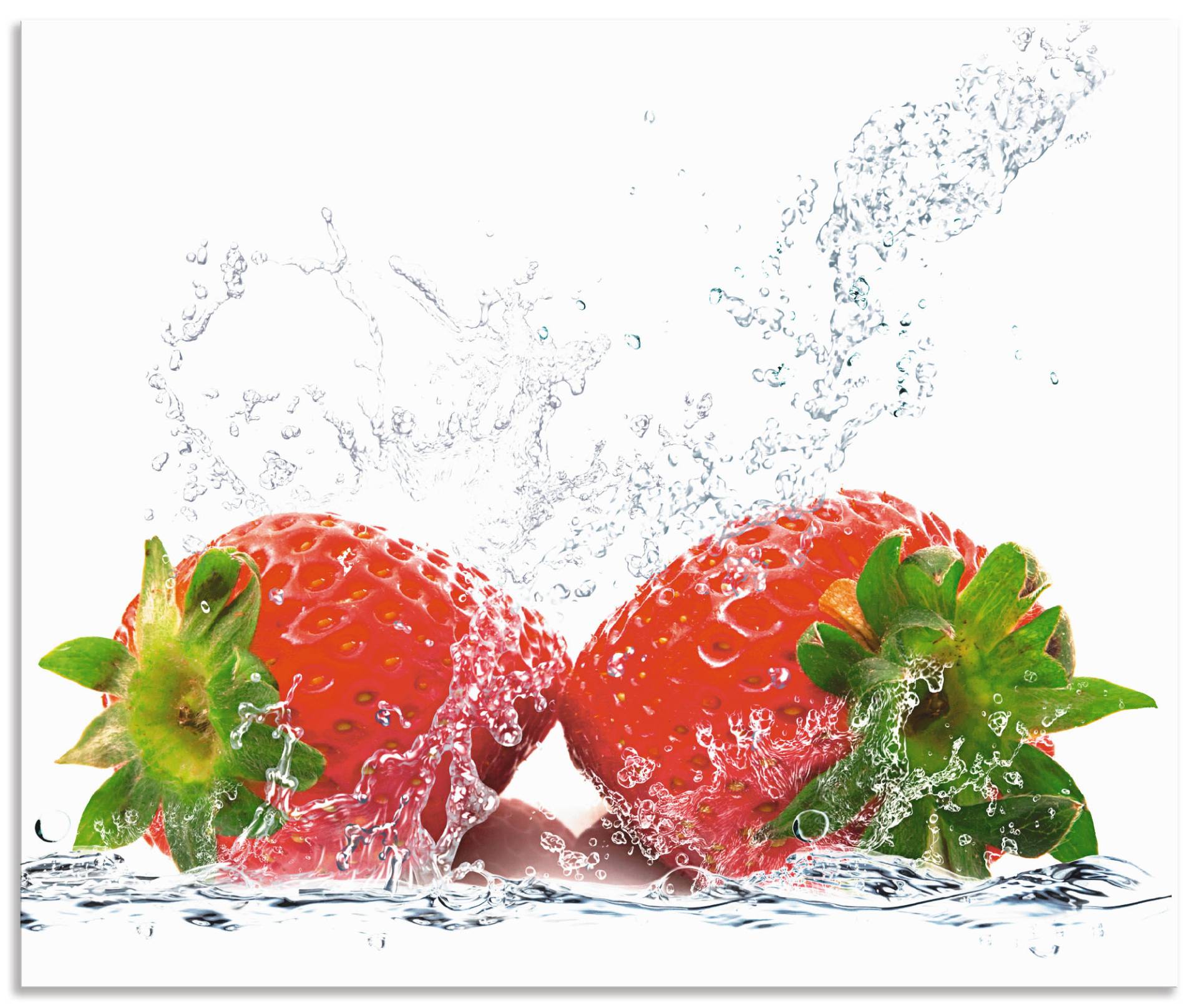 Artland Küchenrückwand »Erdbeeren mit Spritzwasser«, (1 tlg.) von Artland