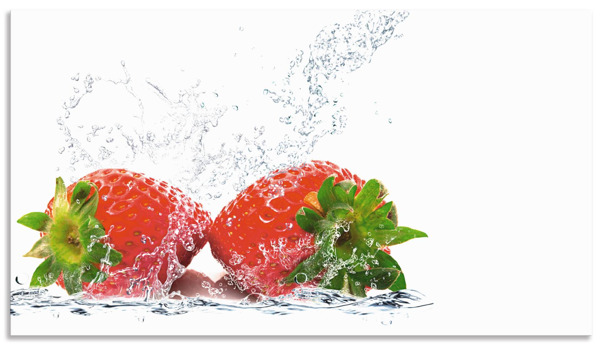 Artland Küchenrückwand »Erdbeeren mit Spritzwasser«, (1 tlg.) von Artland