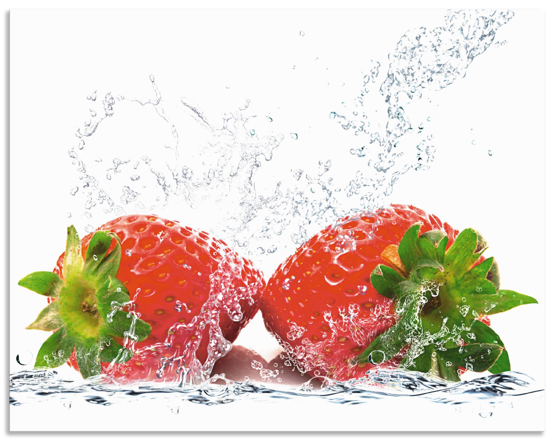 Artland Küchenrückwand »Erdbeeren mit Spritzwasser«, (1 tlg.) von Artland