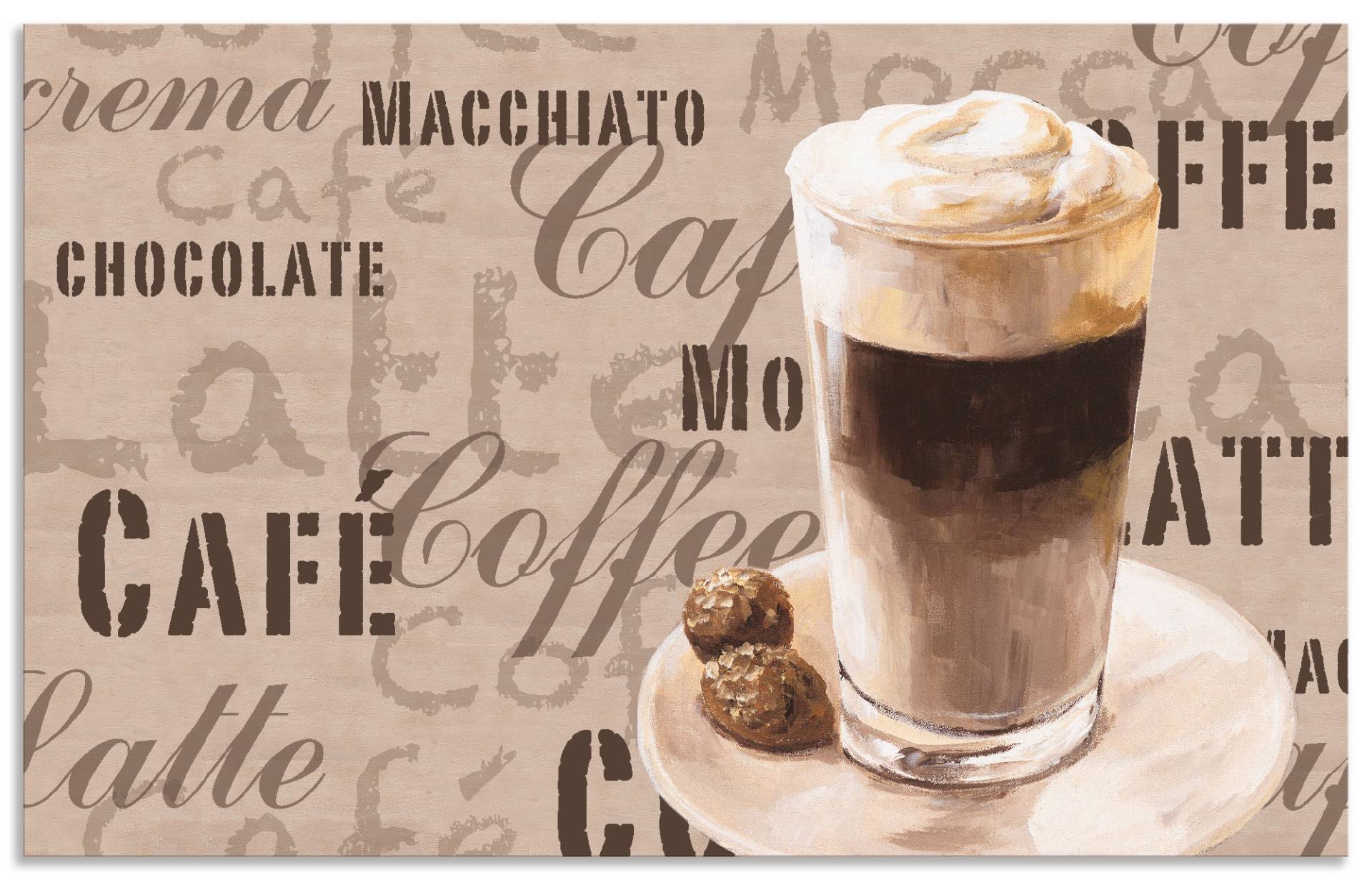 Artland Küchenrückwand »Kaffee - Latte Macchiato«, (1 tlg.) von Artland