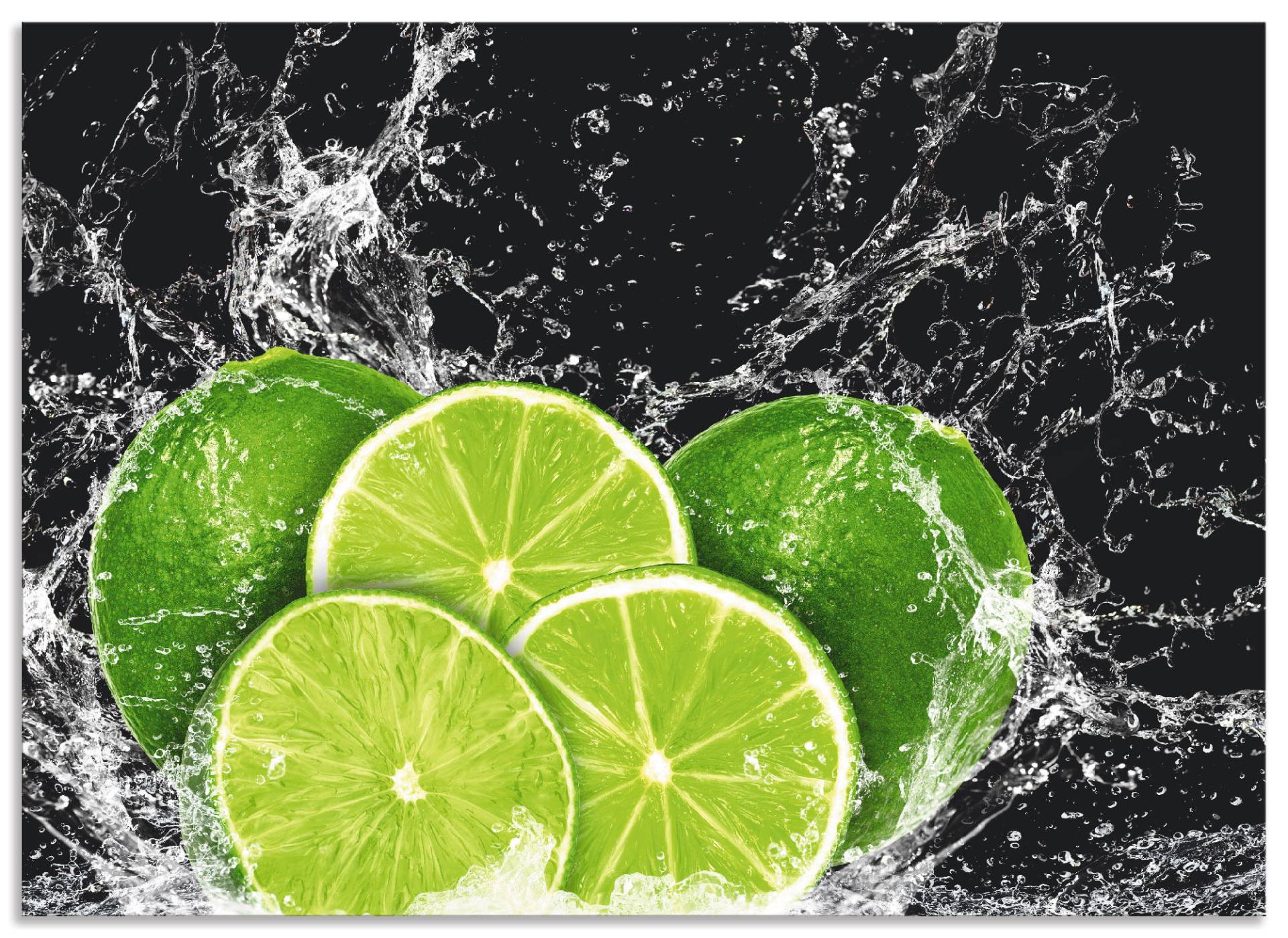 Artland Küchenrückwand »Limone mit Spritzwasser«, (1 tlg.) von Artland
