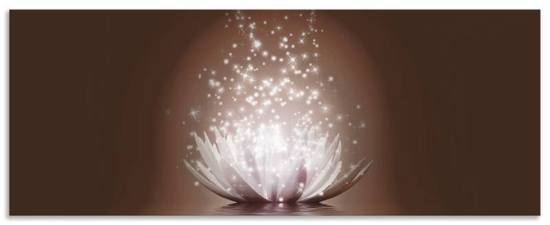 Artland Küchenrückwand »Magie der Lotus-Blume«, (1 tlg.), Alu Spritzschutz mit Klebeband, einfache Montage von Artland