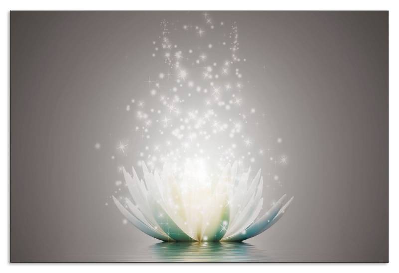Artland Küchenrückwand »Magie der Lotus-Blume«, (1 tlg.), Alu Spritzschutz mit Klebeband, einfache Montage von Artland