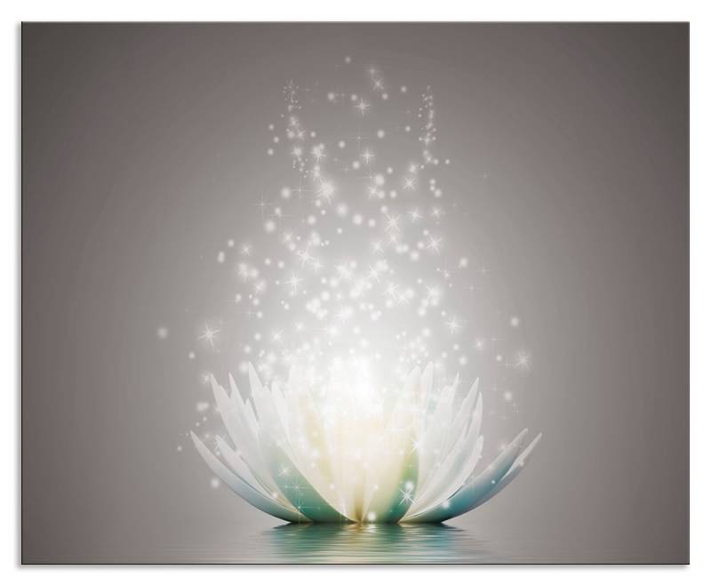 Artland Küchenrückwand »Magie der Lotus-Blume«, (1 tlg.), Alu Spritzschutz mit Klebeband, einfache Montage von Artland