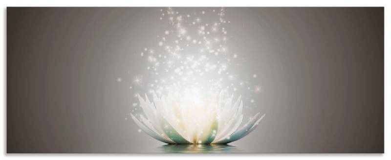 Artland Küchenrückwand »Magie der Lotus-Blume«, (1 tlg.), Alu Spritzschutz mit Klebeband, einfache Montage von Artland
