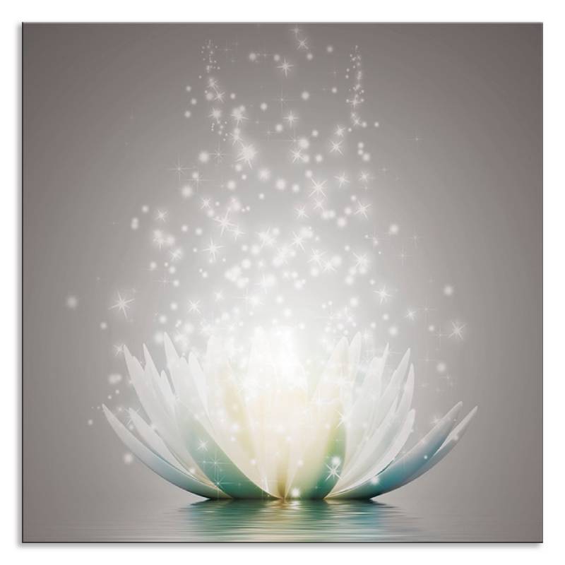Artland Küchenrückwand »Magie der Lotus-Blume«, (1 tlg.), Alu Spritzschutz mit Klebeband, einfache Montage von Artland