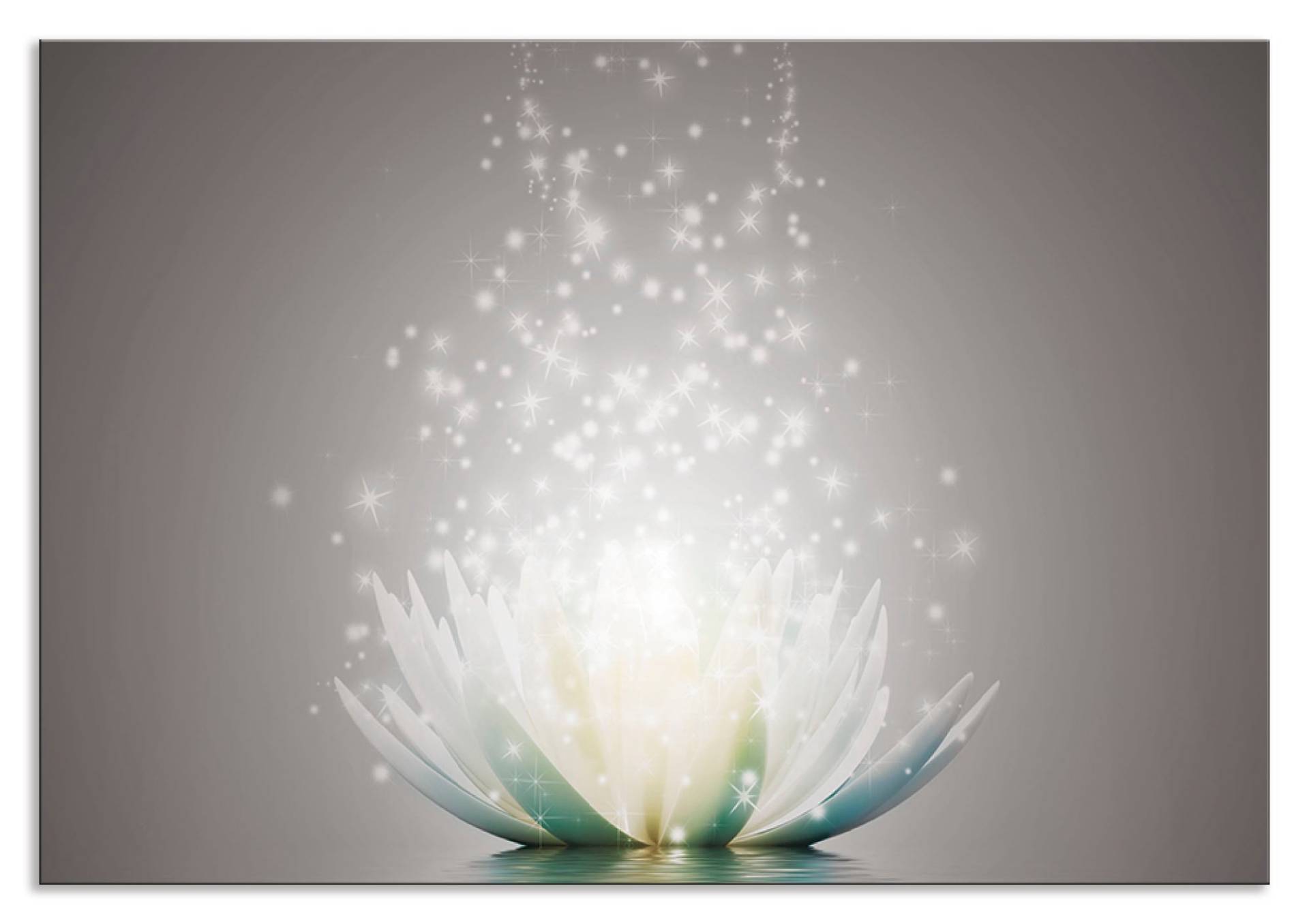 Artland Küchenrückwand »Magie der Lotus-Blume«, (1 tlg.), Alu Spritzschutz mit Klebeband, einfache Montage von Artland