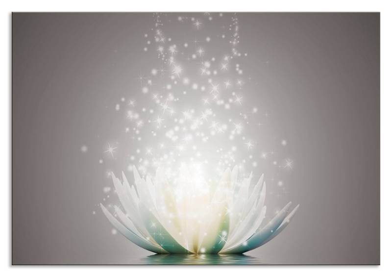 Artland Küchenrückwand »Magie der Lotus-Blume«, (1 tlg.), Alu Spritzschutz mit Klebeband, einfache Montage von Artland