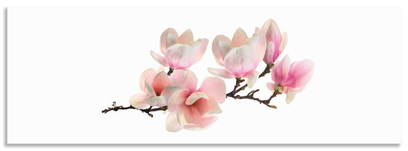 Artland Küchenrückwand »Magnolie«, (1 tlg.), Alu Spritzschutz mit Klebeband, einfache Montage von Artland
