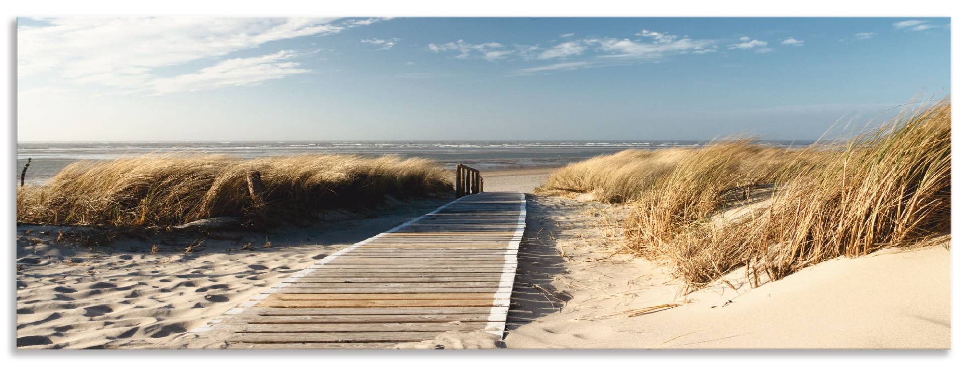 Artland Küchenrückwand »Nordseestrand auf Langeoog - Steg«, (1 tlg.) von Artland