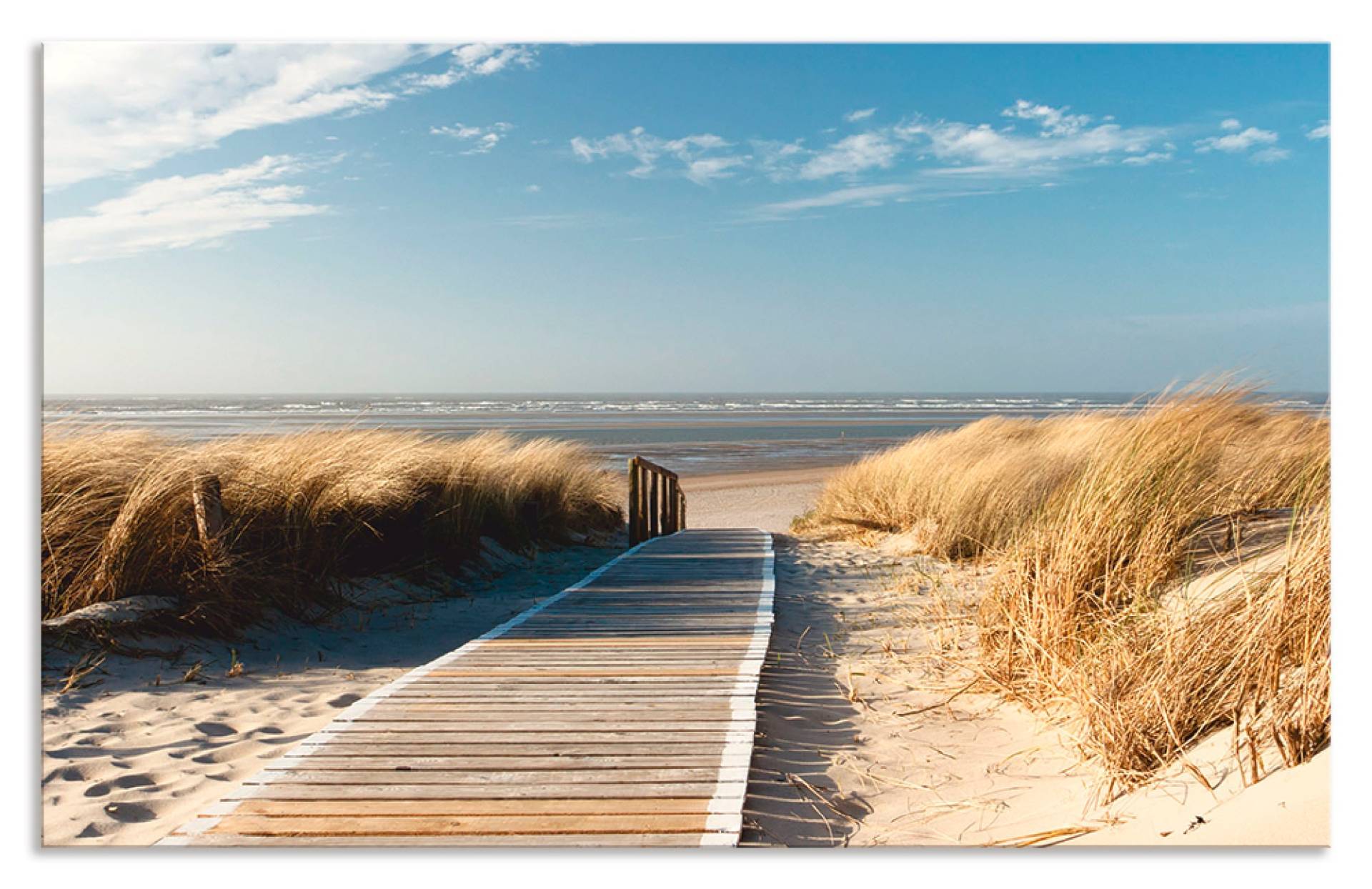 Artland Küchenrückwand »Nordseestrand auf Langeoog - Steg«, (1 tlg.), Alu Spritzschutz mit Klebeband, einfache Montage Artland Küchenrückwand »Nordseestrand auf Langeoog - Steg«, (1 tlg.), Alu Spritzschutz mit Klebeband, einfache Montage von Artland
