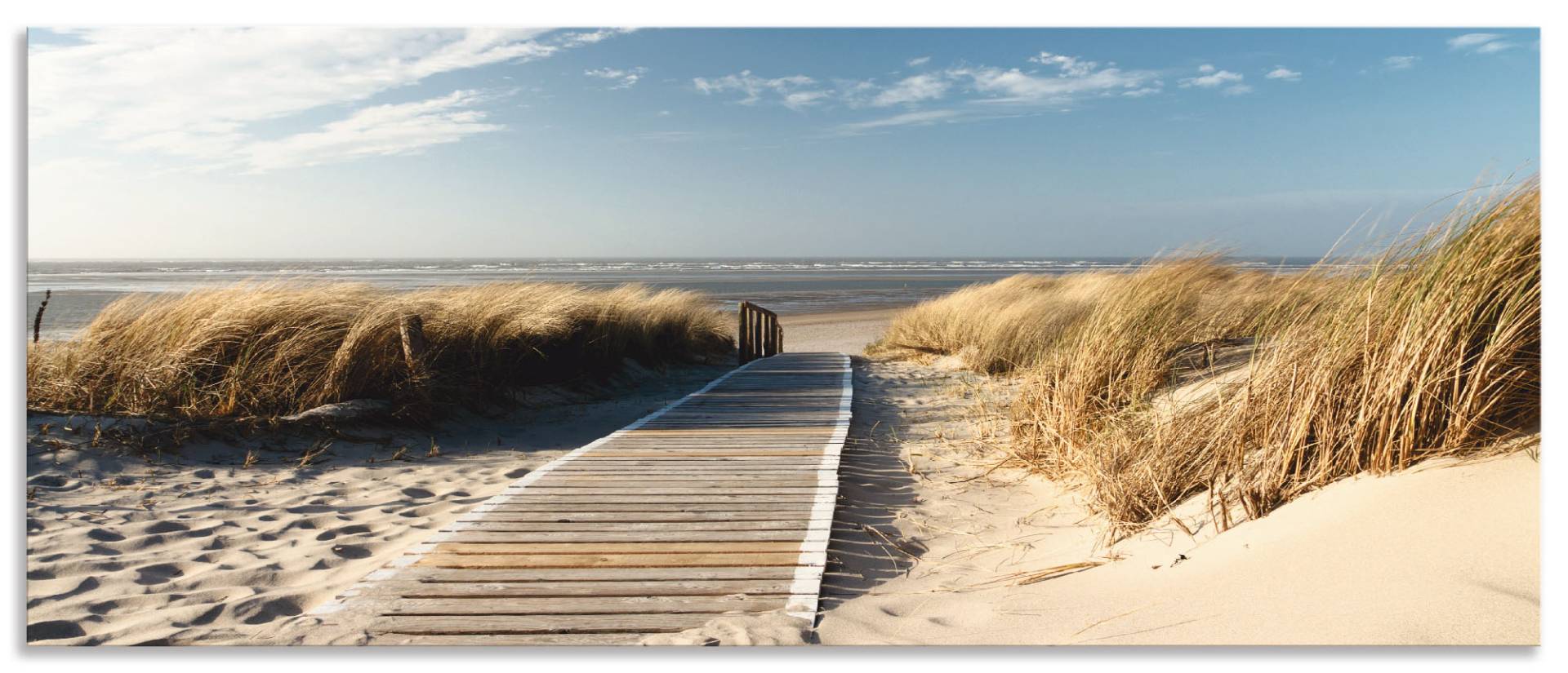 Artland Küchenrückwand »Nordseestrand auf Langeoog - Steg«, (1 tlg.) von Artland