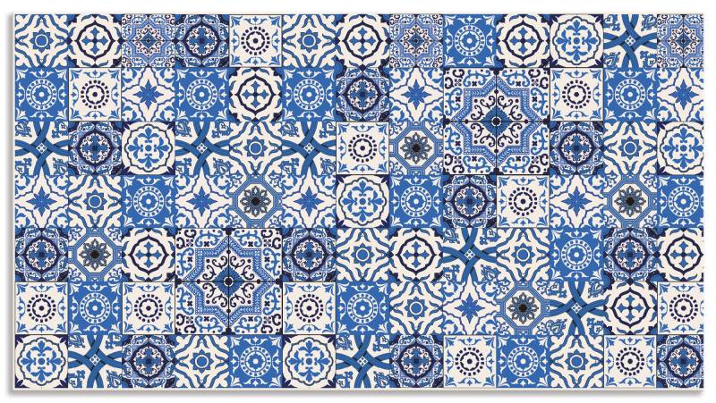 Artland Küchenrückwand »Orientalische Fliesen«, (1 tlg.), Alu Spritzschutz mit Klebeband, einfache Montage von Artland