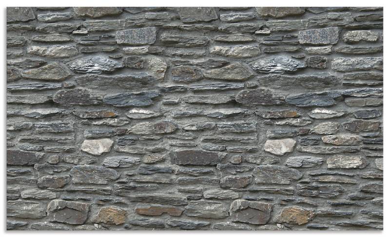 Artland Küchenrückwand »Schiefermauer«, (1 tlg.), Alu Spritzschutz mit Klebeband, einfache Montage von Artland