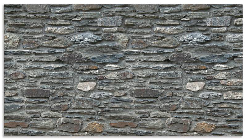 Artland Küchenrückwand »Schiefermauer«, (1 tlg.), Alu Spritzschutz mit Klebeband, einfache Montage von Artland