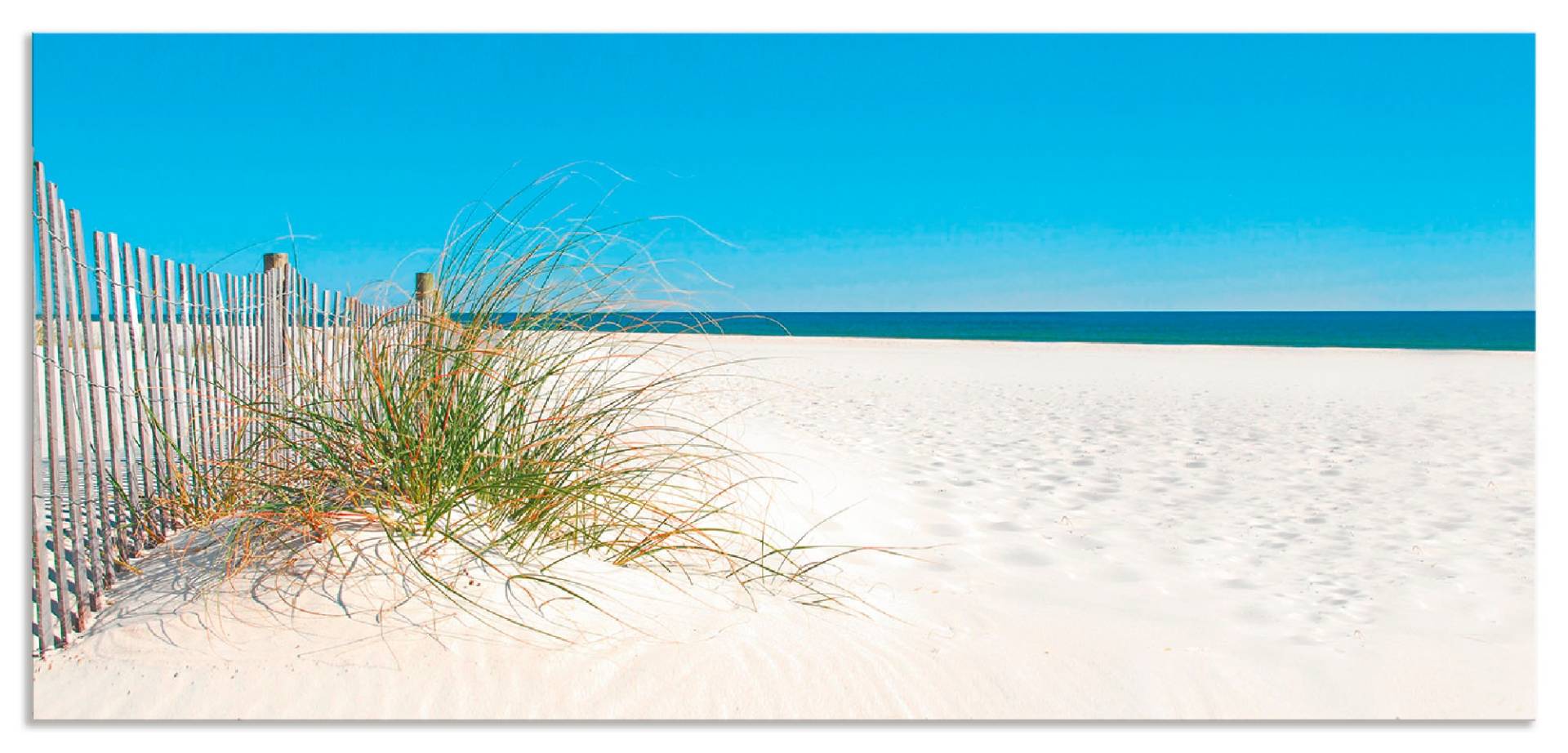 Artland Küchenrückwand »Schöne Sanddüne mit Gräsern und Zaun«, (1 tlg.), Alu Spritzschutz mit Klebeband, einfache Montage Artland Küchenrückwand »Schöne Sanddüne mit Gräsern und Zaun«, (1 tlg.), Alu Spritzschutz mit Klebeband, einfache Montage von Artland