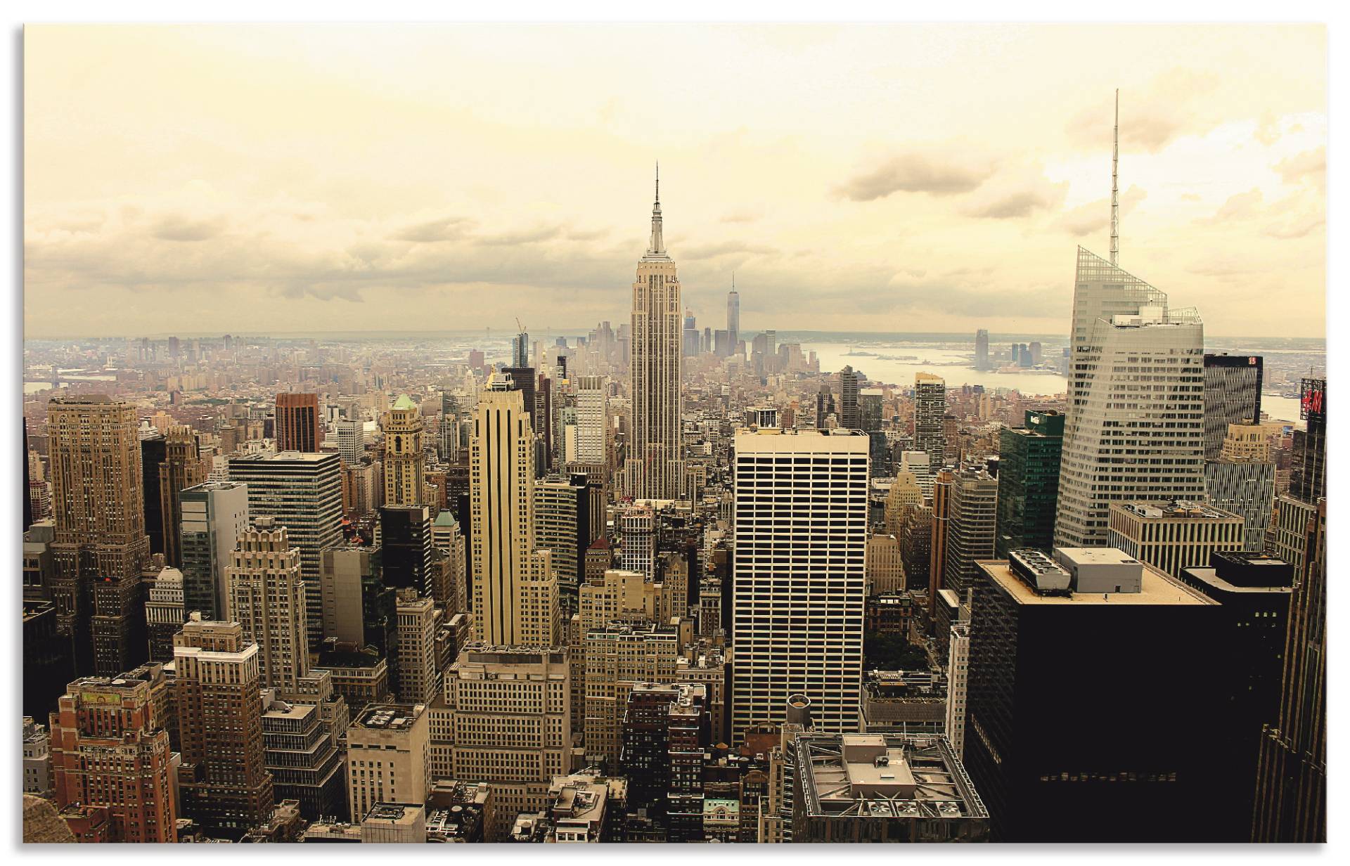 Artland Küchenrückwand »Skyline Manhattan - New York«, (1 tlg.) von Artland