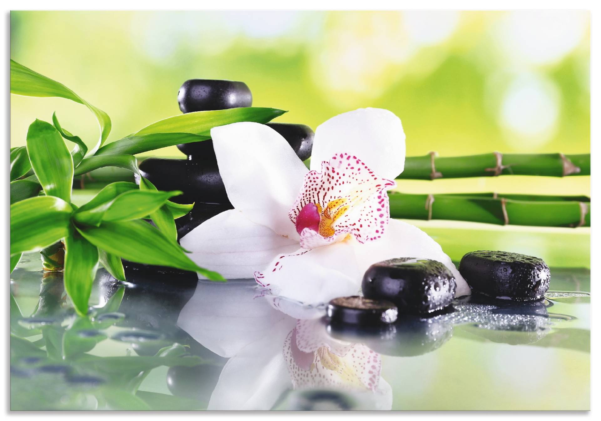 Artland Küchenrückwand »Spa Steine Bambus Zweige Orchidee«, (1 tlg.), Alu Spritzschutz mit Klebeband, einfache Montage Artland Küchenrückwand »Spa Steine Bambus Zweige Orchidee«, (1 tlg.), Alu Spritzschutz mit Klebeband, einfache Montage von Artland