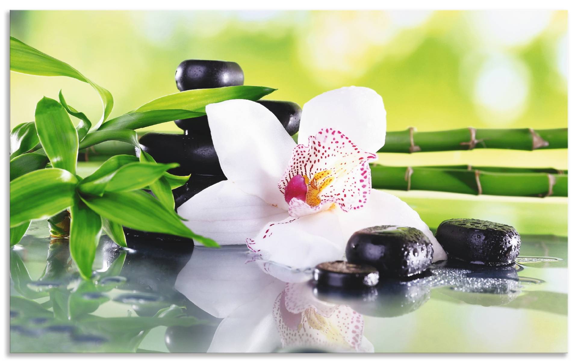 Artland Küchenrückwand »Spa Steine Bambus Zweige Orchidee«, (1 tlg.), Alu Spritzschutz mit Klebeband, einfache Montage Artland Küchenrückwand »Spa Steine Bambus Zweige Orchidee«, (1 tlg.), Alu Spritzschutz mit Klebeband, einfache Montage von Artland