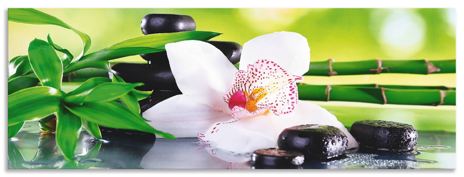 Artland Küchenrückwand »Spa Steine Bambus Zweige Orchidee«, (1 tlg.), Alu Spritzschutz mit Klebeband, einfache Montage Artland Küchenrückwand »Spa Steine Bambus Zweige Orchidee«, (1 tlg.), Alu Spritzschutz mit Klebeband, einfache Montage von Artland