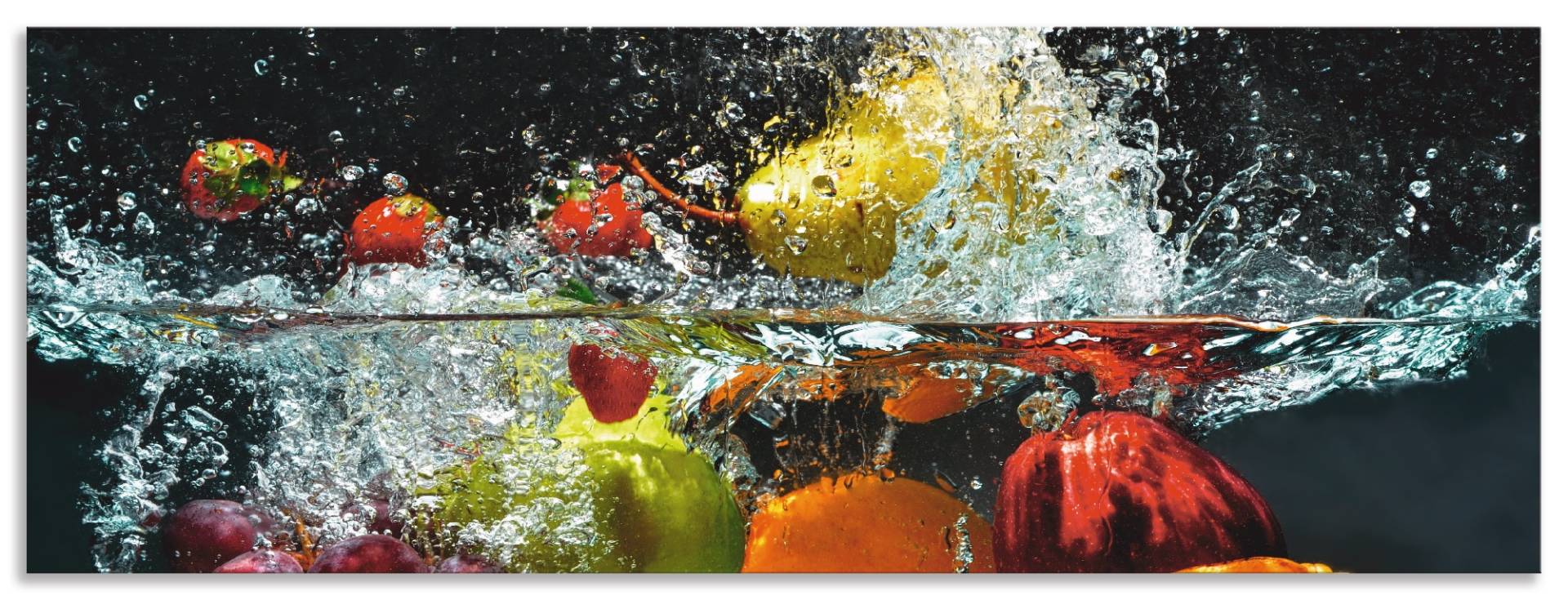 Artland Küchenrückwand »Spritzendes Obst auf dem Wasser«, (1 tlg.) von Artland