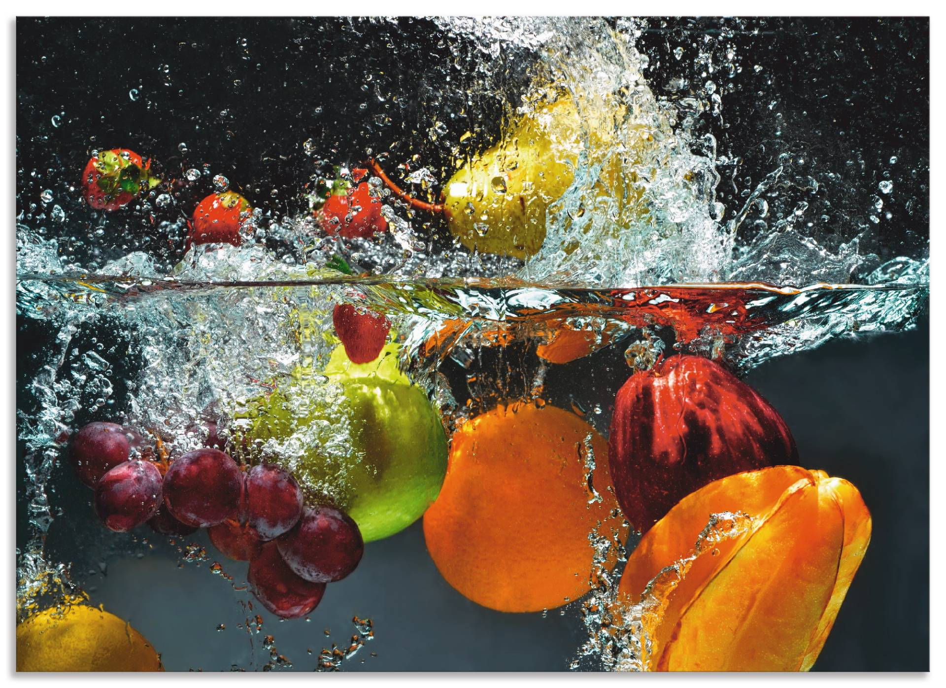 Artland Küchenrückwand »Spritzendes Obst auf dem Wasser«, (1 tlg.) von Artland