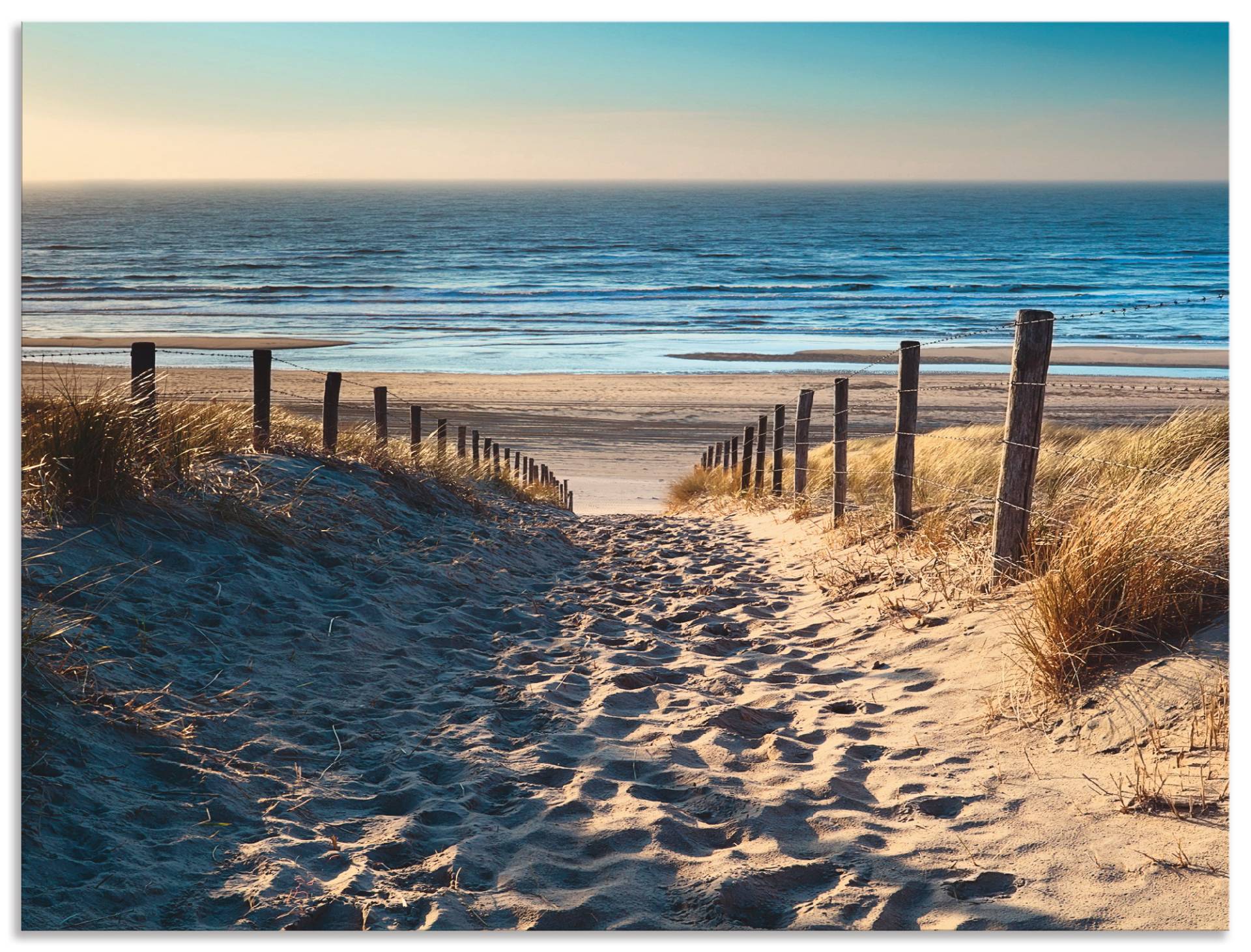 Artland Küchenrückwand »Weg zum Nordseestrand Sonnenuntergang«, (1 tlg.), Alu Spritzschutz mit Klebeband, einfache Montage Artland Küchenrückwand »Weg zum Nordseestrand Sonnenuntergang«, (1 tlg.), Alu Spritzschutz mit Klebeband, einfache Montage von Artland