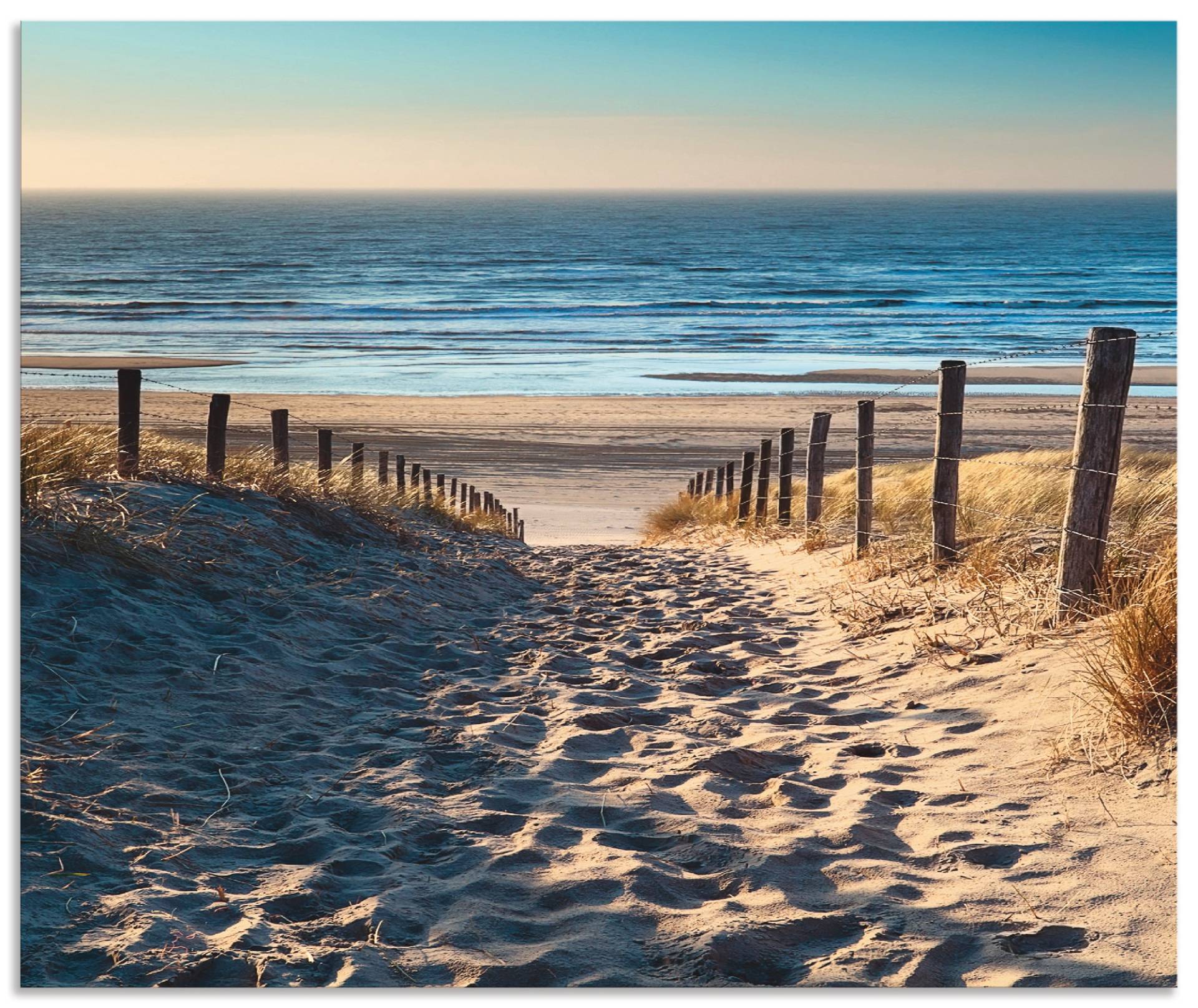 Artland Küchenrückwand »Weg zum Nordseestrand Sonnenuntergang«, (1 tlg.) von Artland