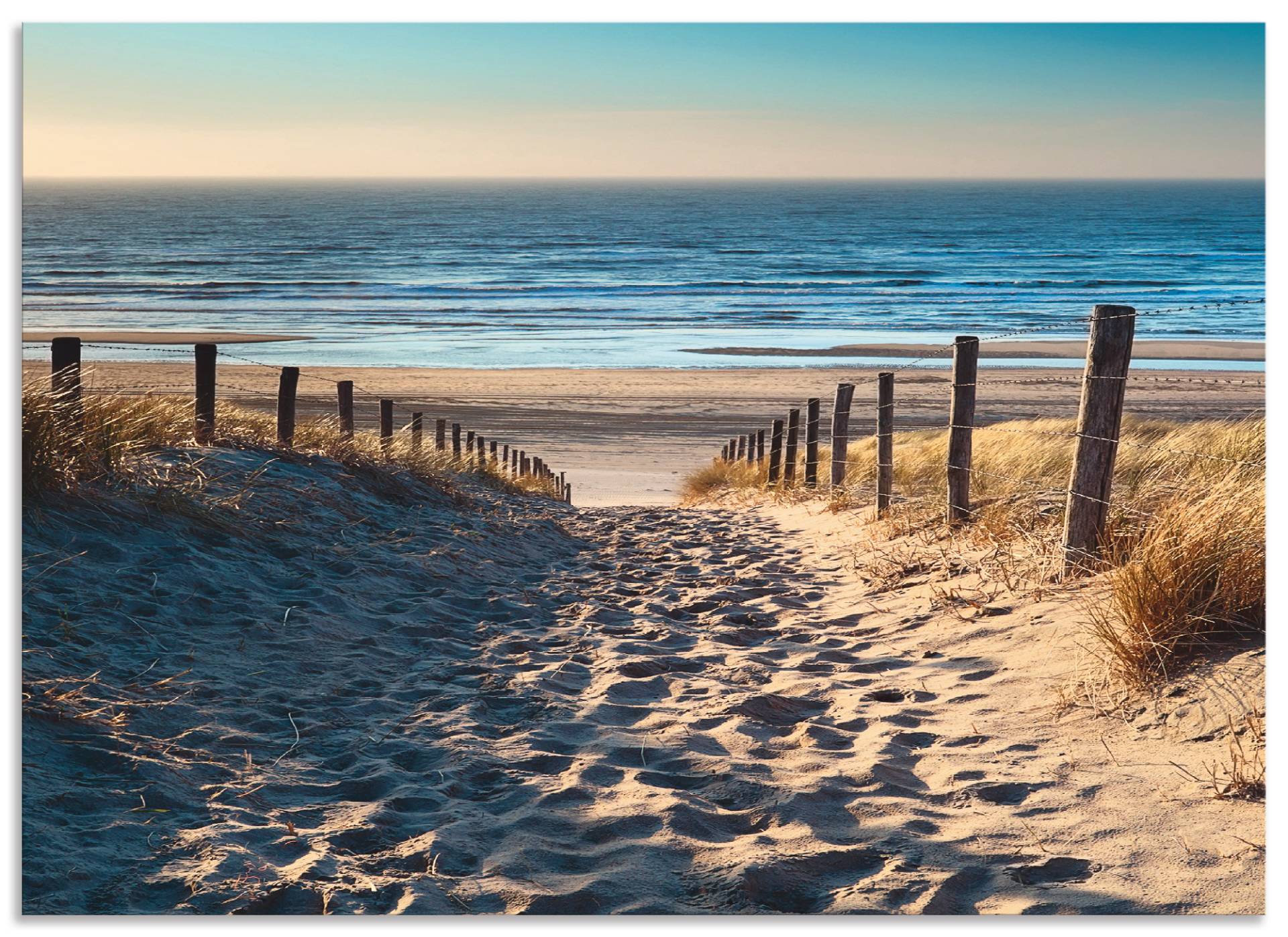 Artland Küchenrückwand »Weg zum Nordseestrand Sonnenuntergang«, (1 tlg.) von Artland