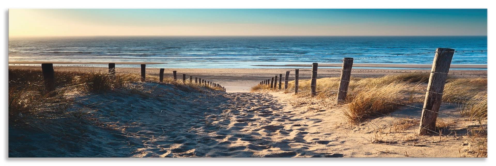 Artland Küchenrückwand »Weg zum Nordseestrand Sonnenuntergang«, (1 tlg.) von Artland