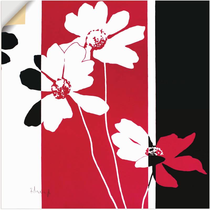 Artland Leinwandbild »Blumen Zusammensetzung II«, Blumen, (1 St.), auf Keilrahmen gespannt von Artland