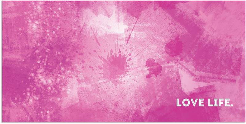 Artland Leinwandbild »Emotionale Kunst Liebesleben«, Sprüche & Texte, (1 St.), auf Keilrahmen gespannt von Artland