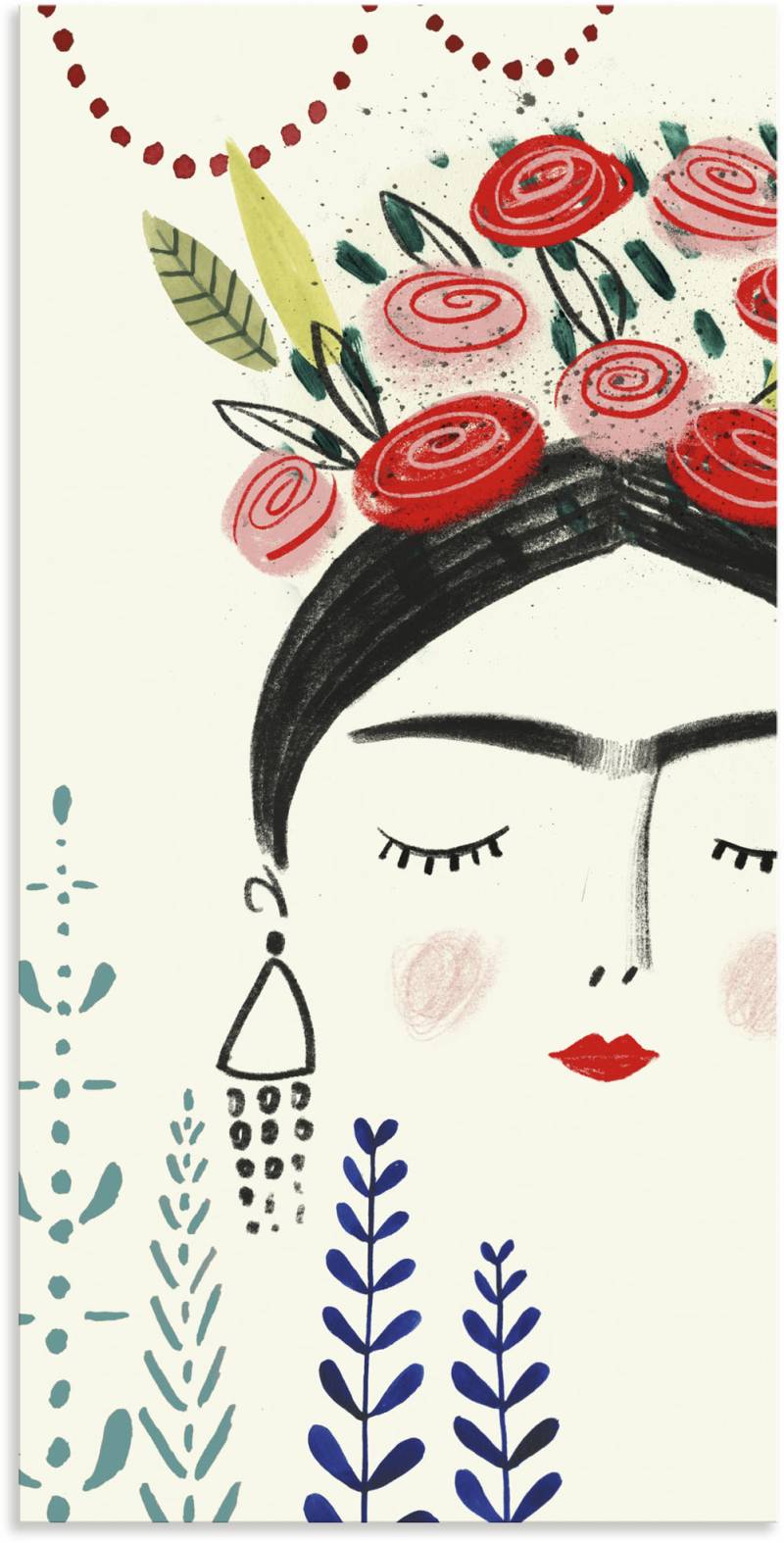Artland Leinwandbild »Fridas Traum Collektion B«, Bilder von Frauen, (1 St.), auf Keilrahmen gespannt von Artland