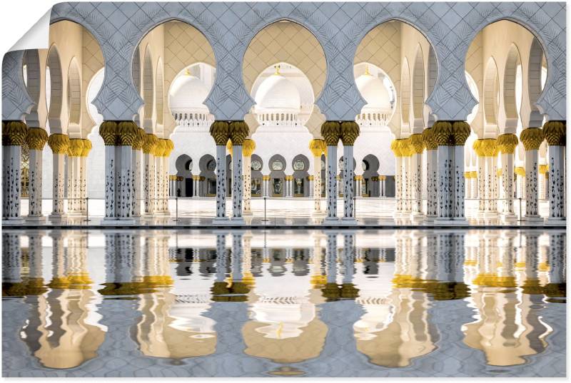 Artland Poster »Scheich-Zayid-Moschee«, Gebäude, (1 St.), als Alubild, Leinwandbild, Wandaufkleber oder Poster in versch. Grössen von Artland