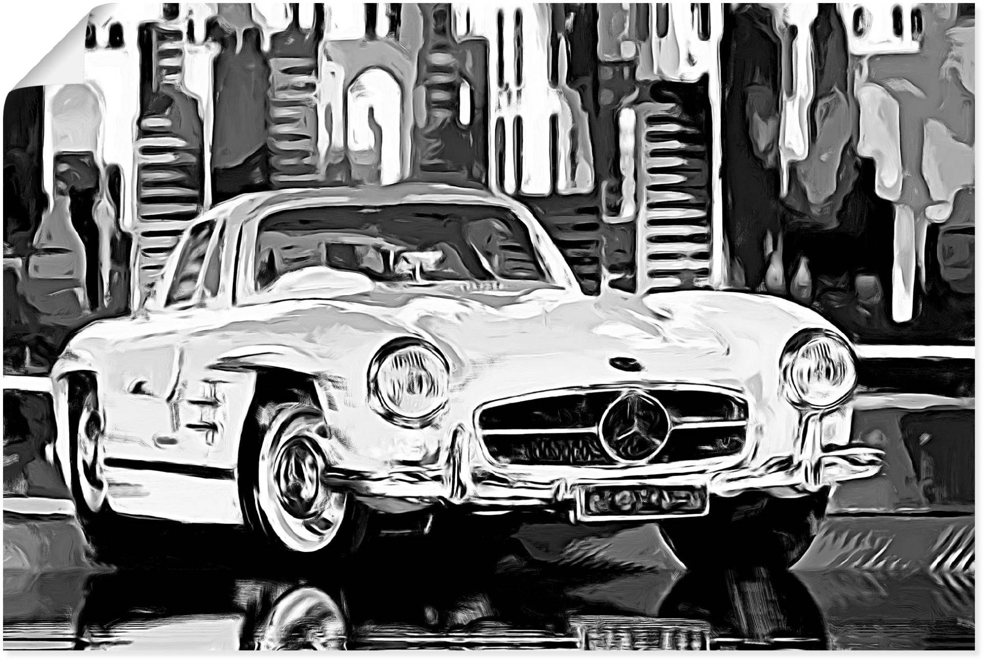 Artland Wandbild »300 SL Flügeltürer«, Auto, (1 St.) von Artland