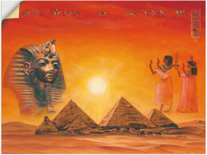 Artland Wandbild »Ägyptische Impressionen«, Afrika, (1 St.), als Alubild, Outdoorbild, Leinwandbild, Poster, Wandaufkleber von Artland
