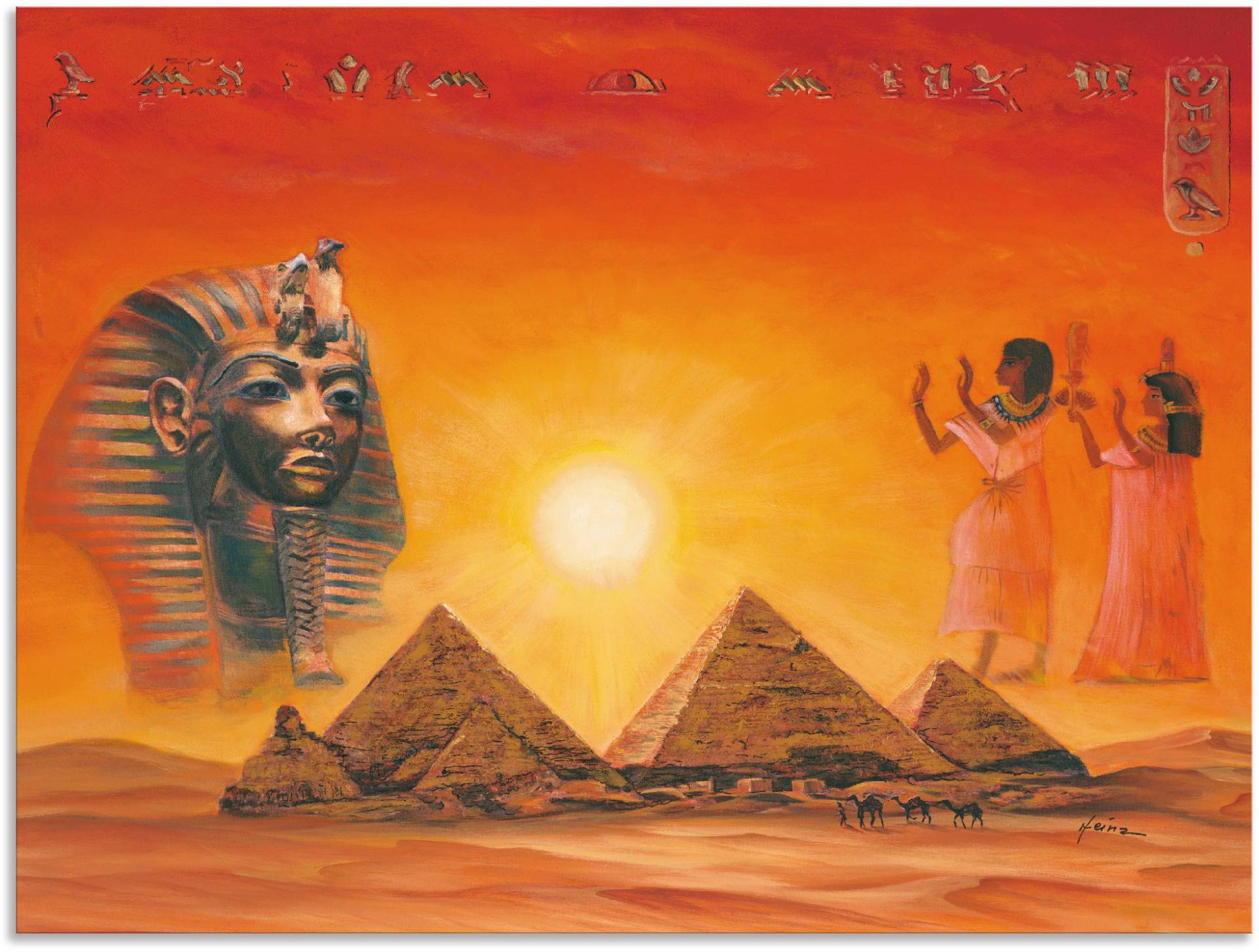 Artland Wandbild »Ägyptische Impressionen«, Afrika, (1 St.) von Artland