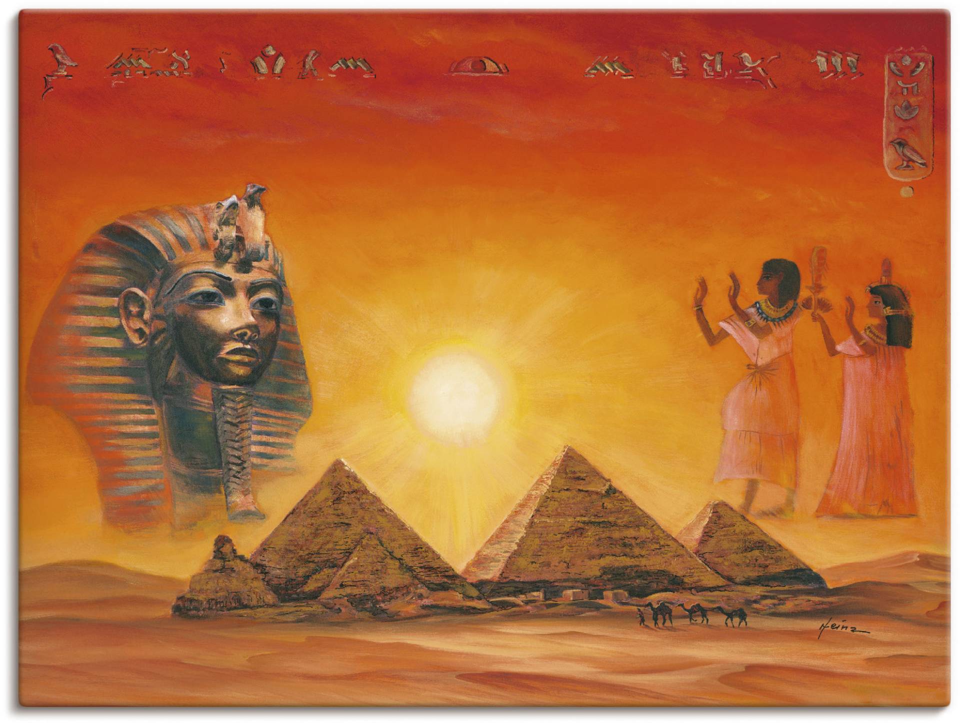 Artland Wandbild »Ägyptische Impressionen«, Afrika, (1 St.), als Alubild, Outdoorbild, Leinwandbild, Poster, Wandaufkleber von Artland