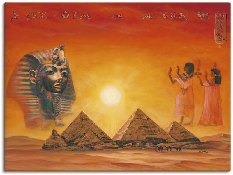 Artland Wandbild »Ägyptische Impressionen«, Afrika, (1 St.), als Alubild, Outdoorbild, Leinwandbild, Poster, Wandaufkleber von Artland