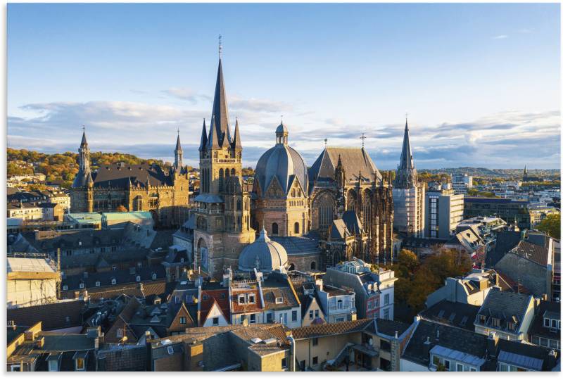 Artland Wandbild »Aachen Skyline II«, Aachen, (1 St.), als Alubild, Leinwandbild, Wandaufkleber oder Poster in versch. Grössen von Artland