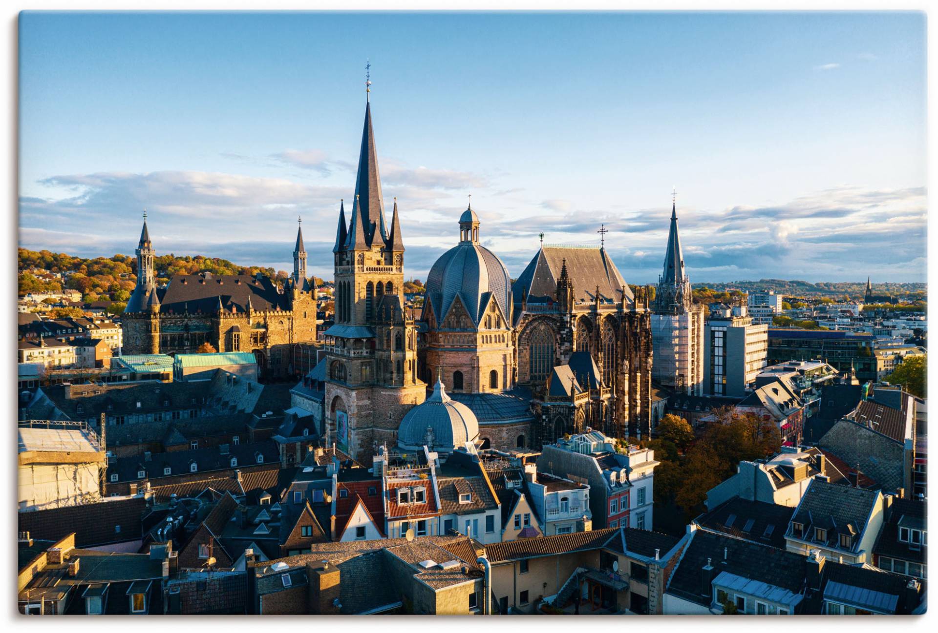 Artland Wandbild »Aachen Skyline II«, Aachen, (1 St.), als Alubild, Leinwandbild, Wandaufkleber oder Poster in versch. Grössen von Artland