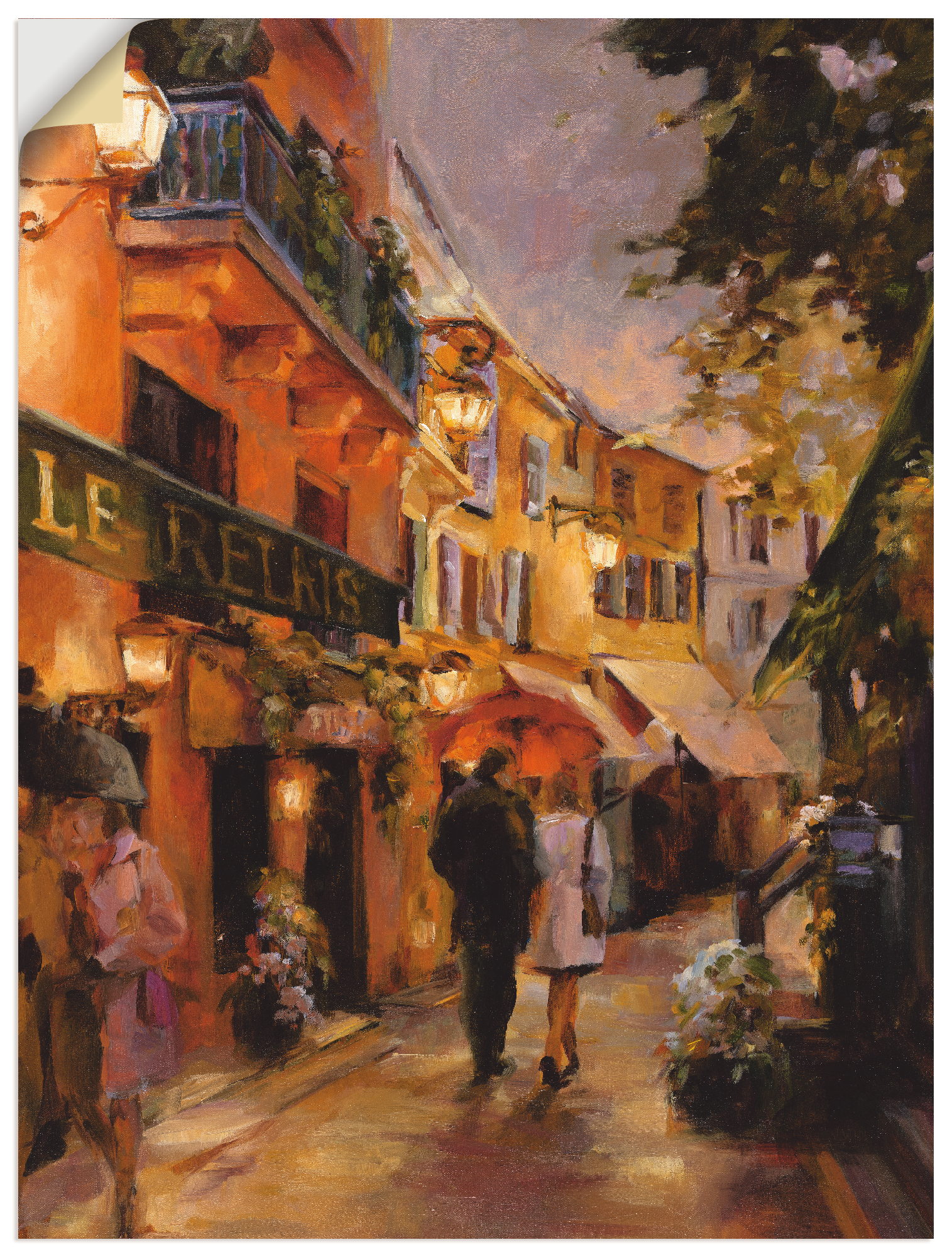 Artland Wandbild »Abend in Paris I«, Frankreich, (1 St.), als Leinwandbild, Poster, Wandaufkleber in verschied. Grössen Artland Wandbild »Abend in Paris I«, Frankreich, (1 St.), als Leinwandbild, Poster, Wandaufkleber in verschied. Grössen von Artland