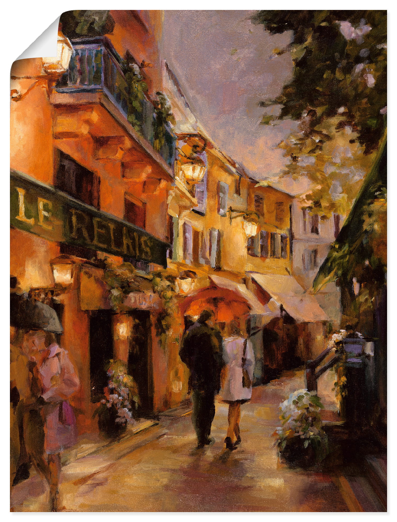 Artland Wandbild »Abend in Paris I«, Frankreich, (1 St.), als Leinwandbild, Poster, Wandaufkleber in verschied. Grössen Artland Wandbild »Abend in Paris I«, Frankreich, (1 St.), als Leinwandbild, Poster, Wandaufkleber in verschied. Grössen von Artland