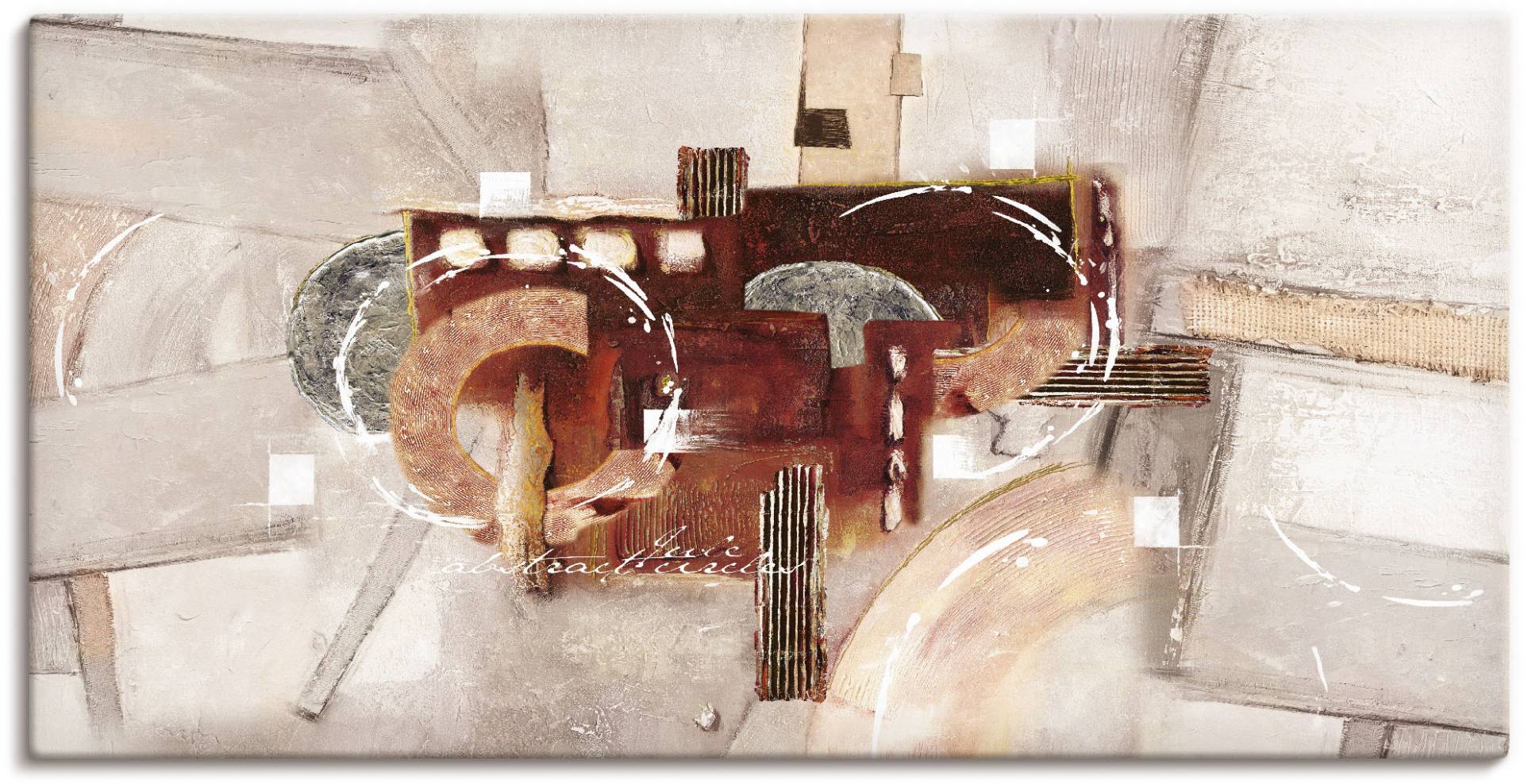 Artland Wandbild »Abstrakte Kreise«, Gegenstandslos, (1 St.) von Artland