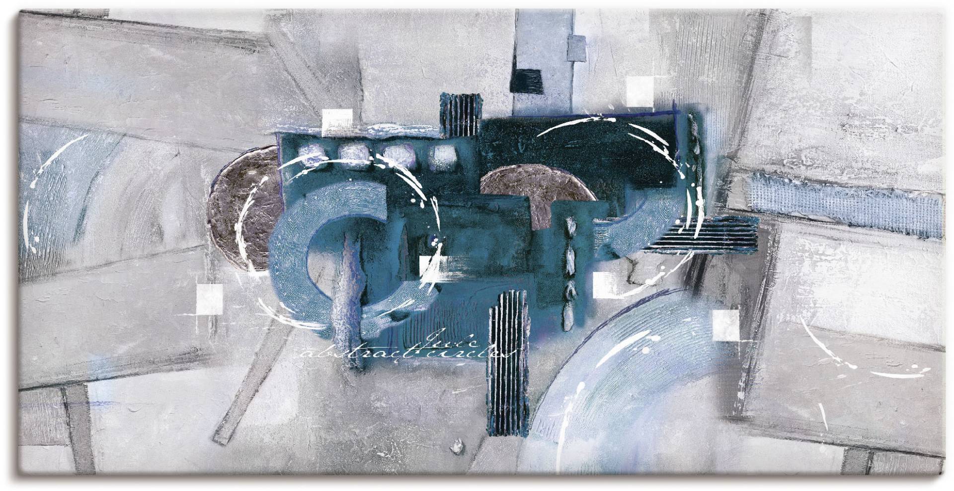 Artland Wandbild »Abstrakte blaue Kreise«, Gegenstandslos, (1 St.) von Artland